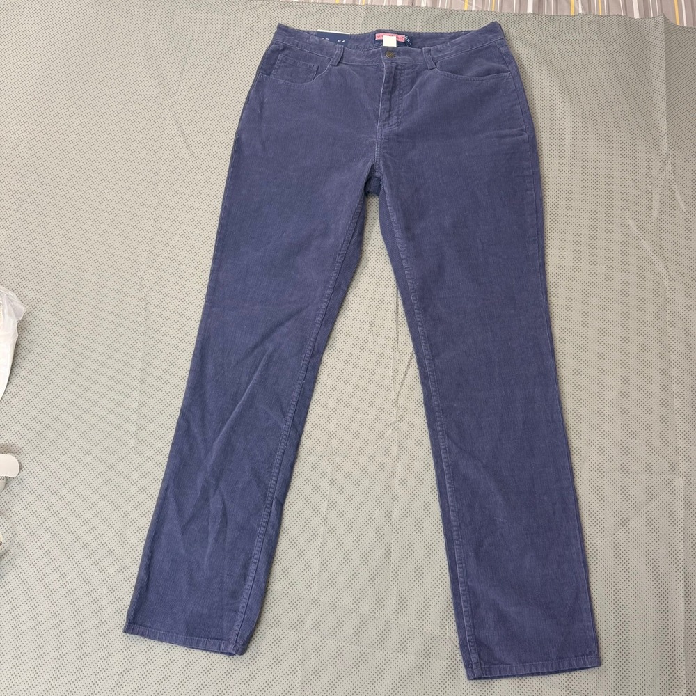 Vineyard Vines 5 Pocket Cords Pants Men 34x34 Blue Corduroy Straight Leg Preppy